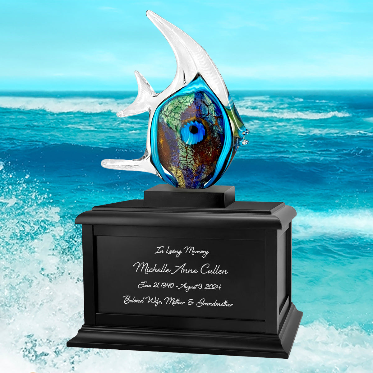 Oceanic Crystal Art Adult Cremation Urn Collection