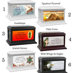 Religion Christian & Jewish Wood Keep The Memory® Cremation Urn