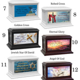 Religion Christian & Jewish Wood Keep The Memory® Cremation Urn