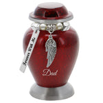 Red Mini Keepsake Urn - Love Charms® Option