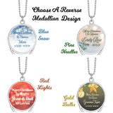 Mini Urn & Photo Medallion Christmas Ornament