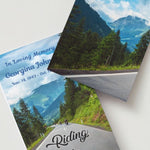 Riding Free Memorial Cards - Funeral  Cards - Celebration of Life Cards