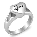 Heart Cremation Ring Keepsake Urn