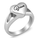 Heart Cremation Ring Keepsake Urn