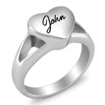 Heart Cremation Ring Keepsake Urn