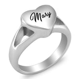 Heart Cremation Ring Keepsake Urn
