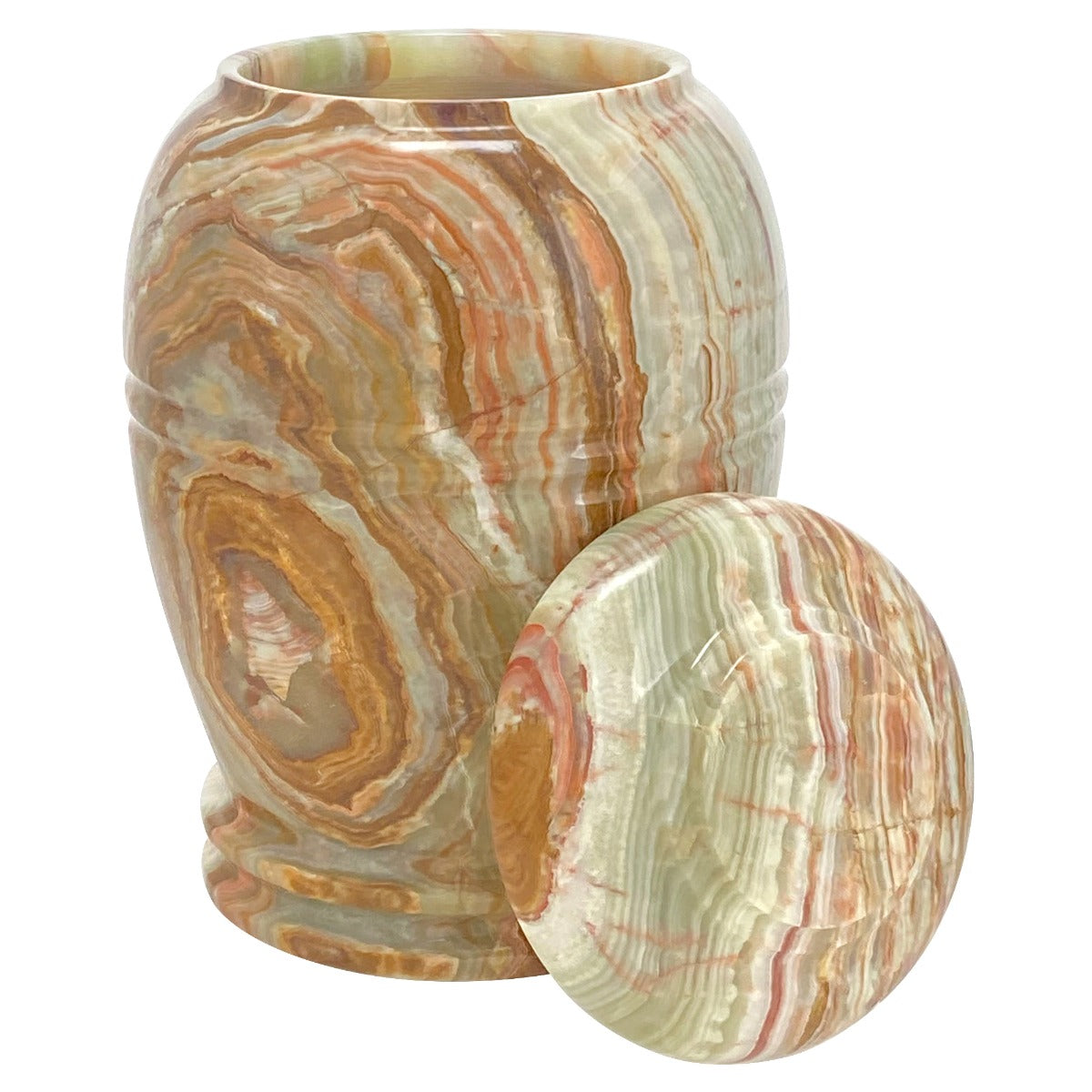 Genuine Marbled Onyx Adult Cremation Urn