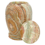 Genuine Marbled Onyx Adult Cremation Urn