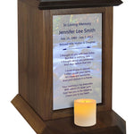 River Journey Poem Urn