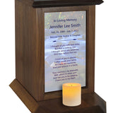 River Journey Poem Urn