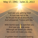 Light to Heaven Poem Urn