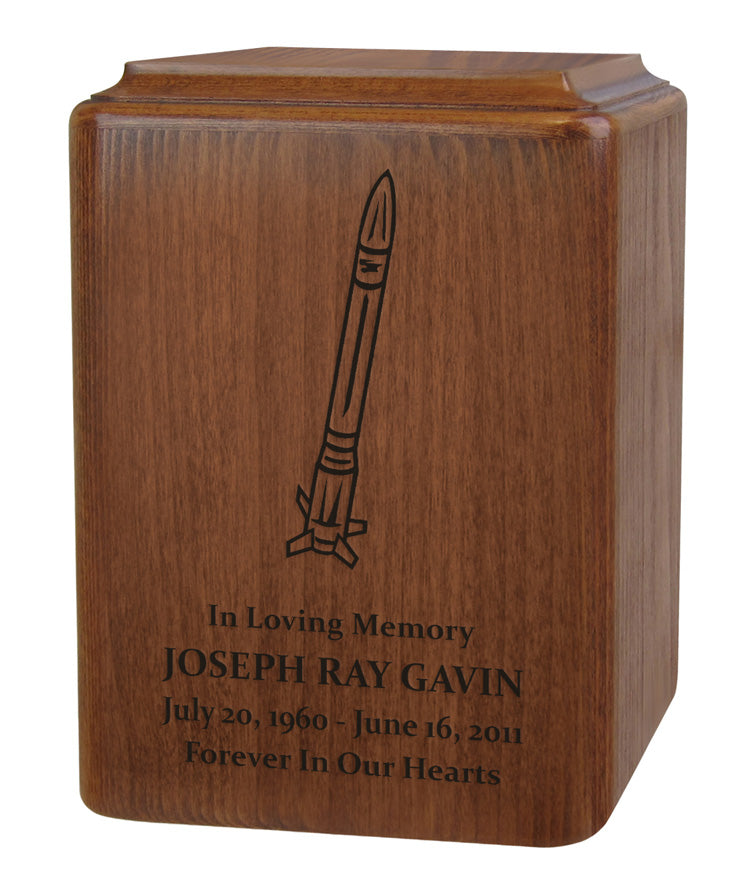 Rocket Memorial Urn