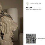 St. Benedict Rosary Necklace Urn