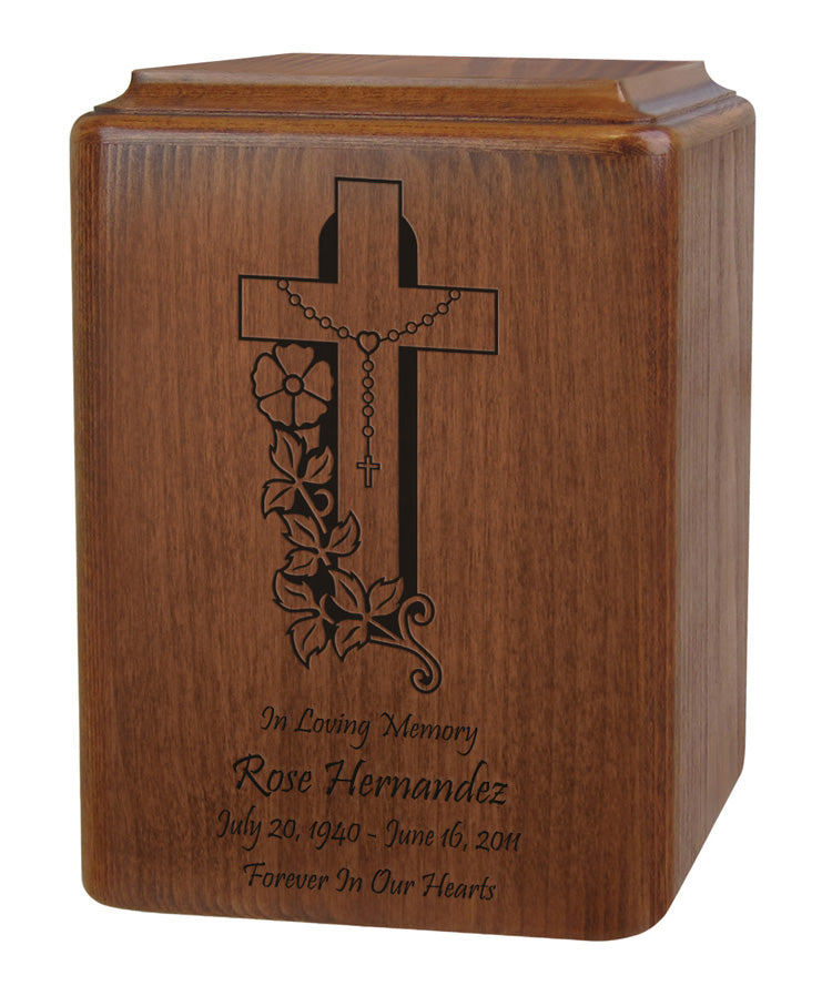 Poppy Cross Urn