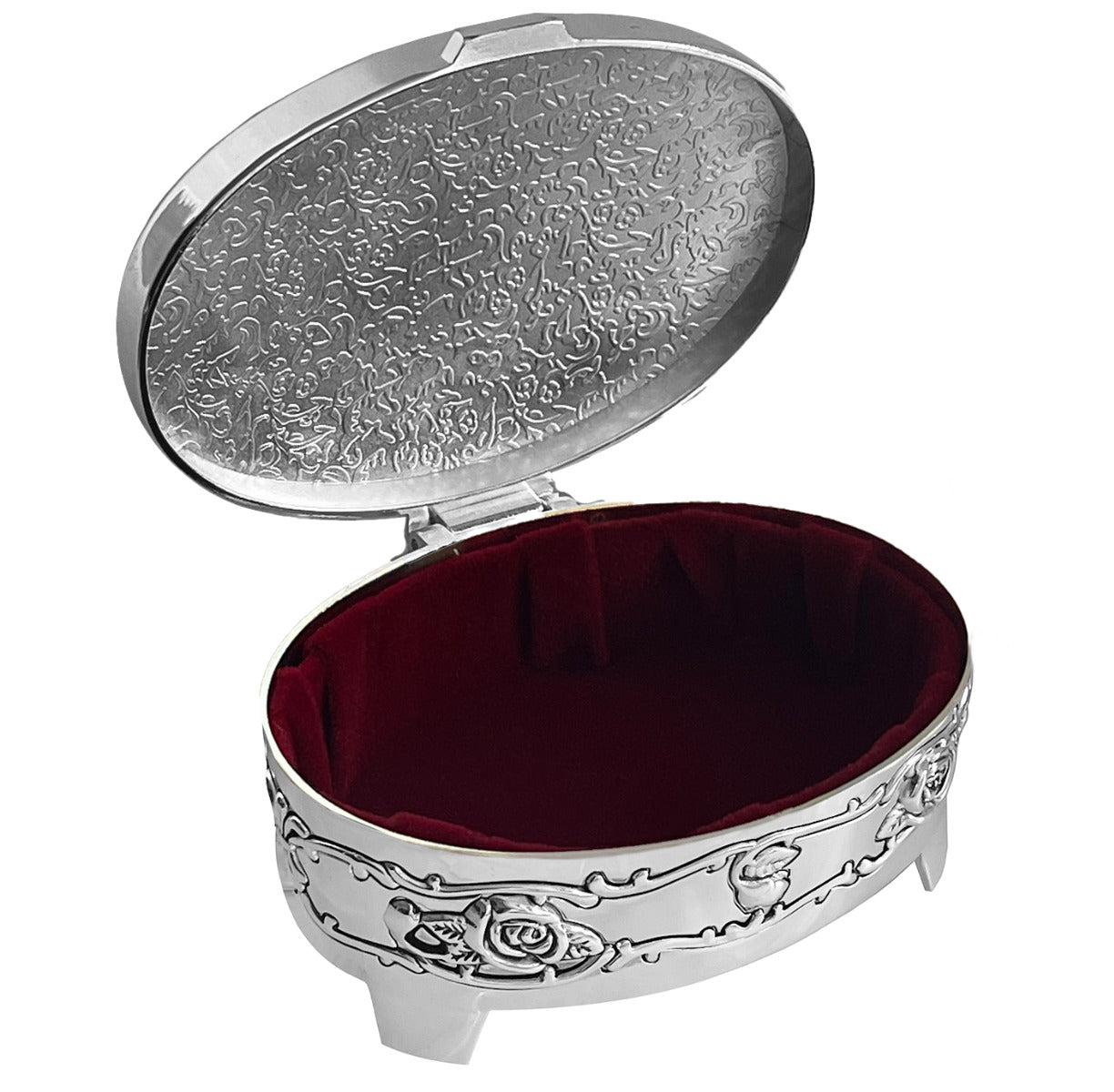 Silver Rose Garden Infant Urn