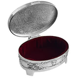 Silver Rose Garden Infant Urn