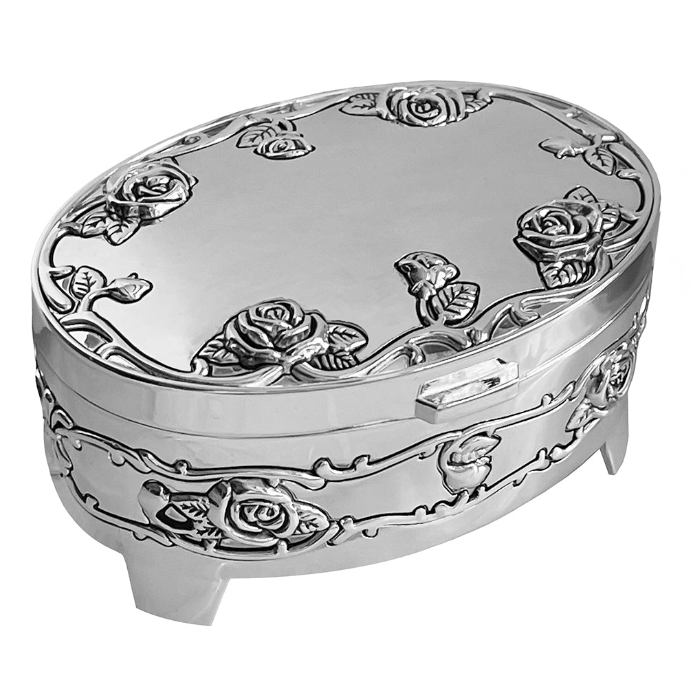 Silver Rose Garden Infant Urn