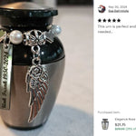 Pewter Keepsake Urn - Love Charms® Option