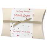 Rose Petals Peaceful Pillow® Water Burial Cremation Urn - Biodegradable Burial At Sea Urn - Wide River Urn