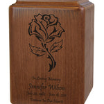 Memorial Rose Laser Engraved Urn