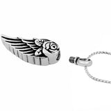 Rose Angel Wing Cremation Jewelry Urn - Love Charms Option
