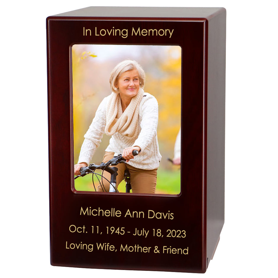 Rosewood Photo Urn