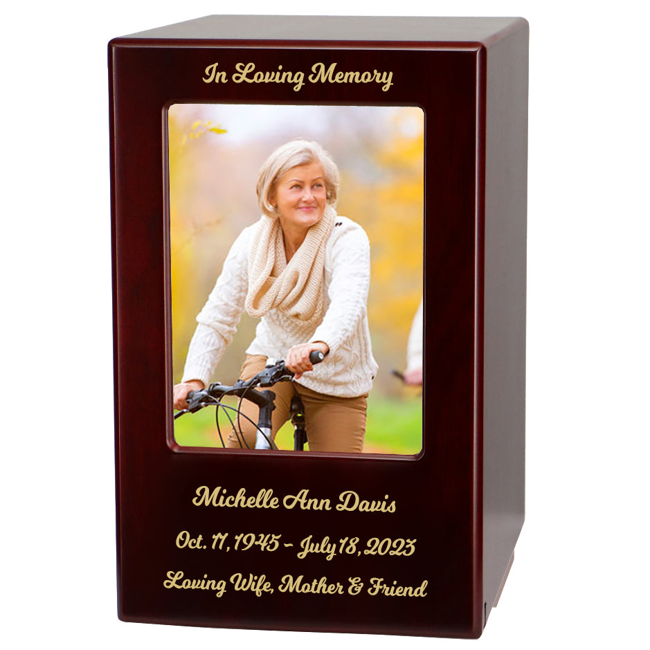 Rosewood Photo Urn