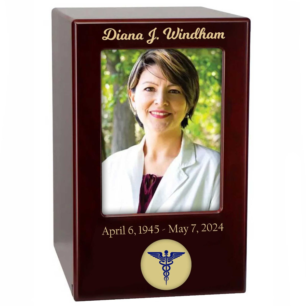 Doctor, Nurse or Paramedic Adult Cremation Photo Urn