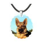 Round Stainless Photo Jewelry Pendant - Love Charms Option