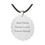 Round Stainless Photo Jewelry Pendant