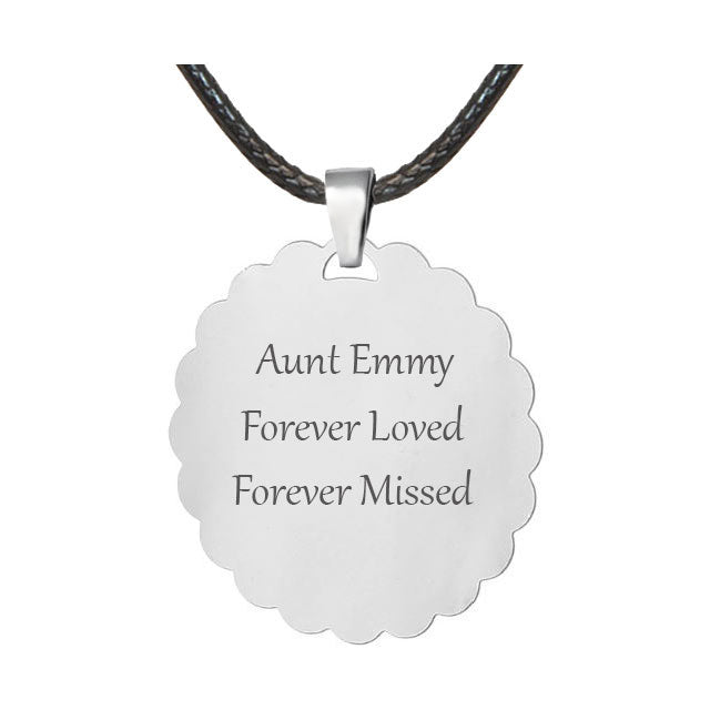 Round Stainless Photo Jewelry Pendant