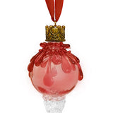 Ruby Snowball Icicle Ornament Keepsake Urn