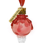 Ruby Snowball Icicle Ornament Keepsake - Love Charms® Option