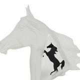 Run Free Horses Lucite Art Cremation Urn 