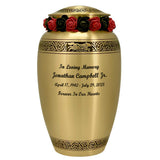 Running Wolf Celtic Adult Cremation Urn Tribute Wreath™ - Pro Diamond Engraving