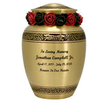 Running Wolf Child Urn Tribute Wreath™ - Pro Diamond Engraving