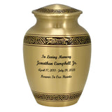 Running Wolf Child Urn Tribute Wreath™ - Pro Diamond Engraving