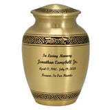 Running Wolf Medium Urn - Tribute Wreath™ - Pro Diamond Engraving