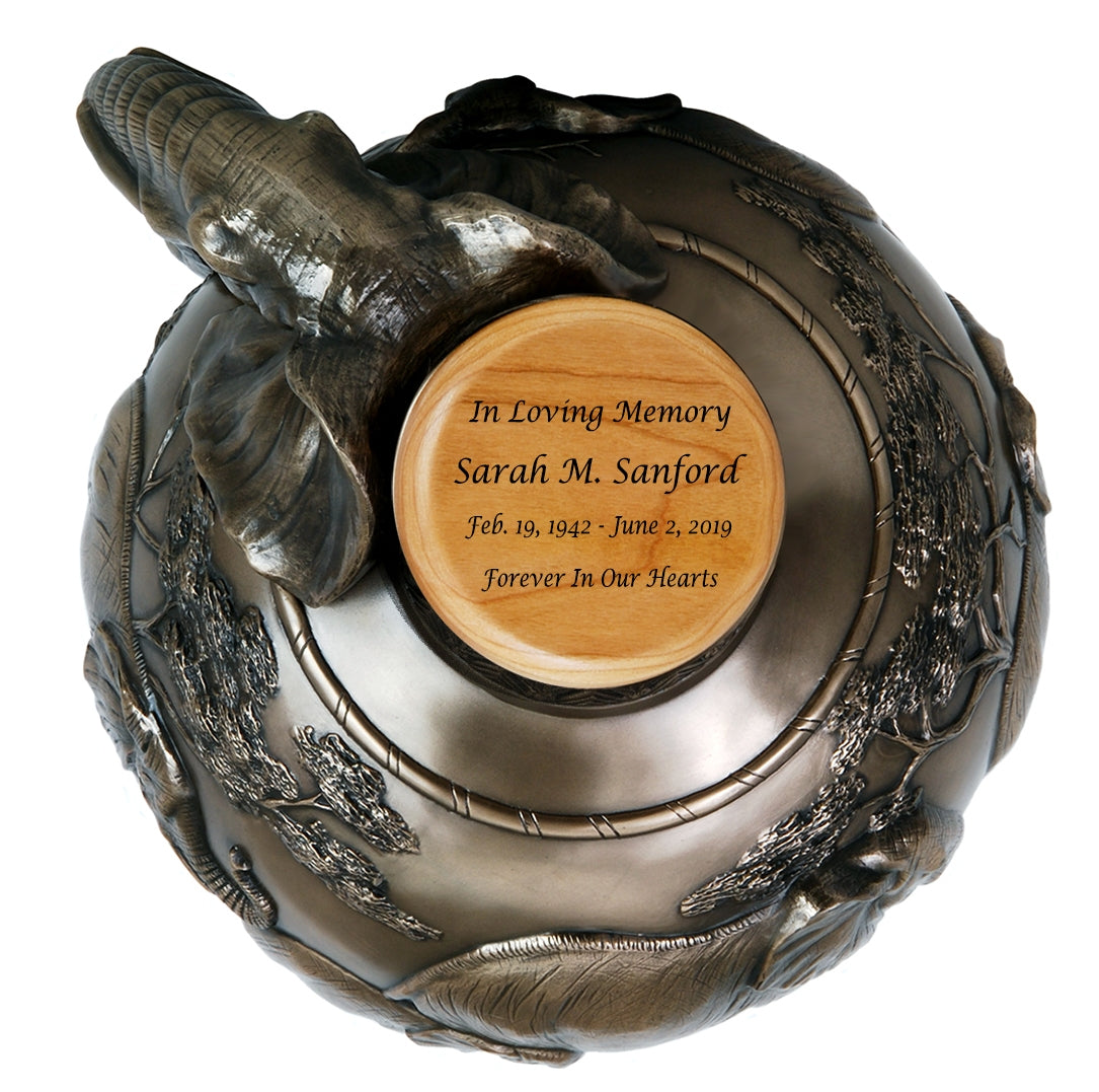 Safari Elephant Cremation Urn