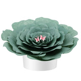 Sage Peaceful Petal® Flower Water Burial Adult or Companion Urn - Pink Butterfly Option