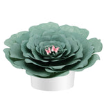 Sage Peaceful Petal® Flower Water Burial Adult or Companion Urn - Pink Butterfly Option
