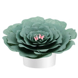 Sage Peaceful Petal® Flower Water Burial Adult or Companion Urn - Pink Butterfly Option
