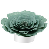Sage Peaceful Petal® Flower Water Burial Adult or Companion Urn - Pink Butterfly Option