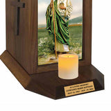 Saint Jude  Adult Cremation Urn - Candle Included