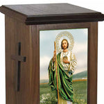 Saint Jude  Adult Cremation Urn - Candle Included