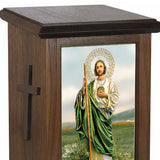 Saint Jude  Adult Cremation Urn - Candle Included