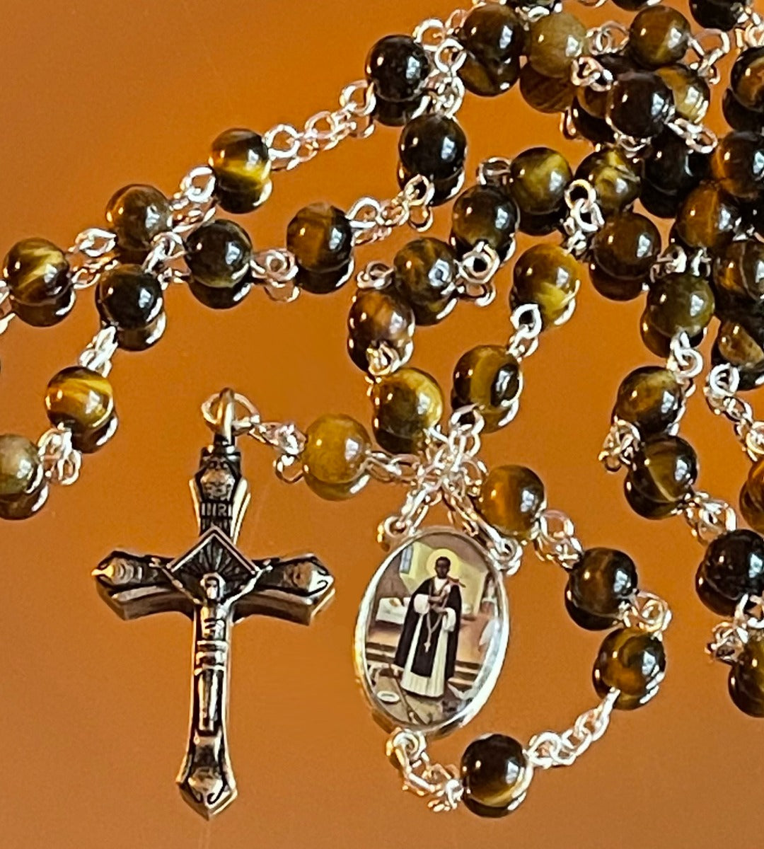 Beloved Saint Martin Rosary Necklace Urn