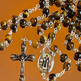 Beloved Saint Martin Rosary Necklace Urn