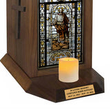 Saint Peter Adult Cremation Urn - Candle Included