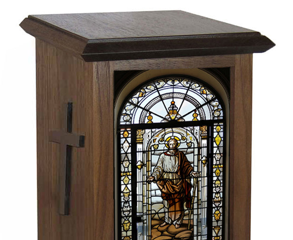 Saint Peter Adult Cremation Urn - Candle Included